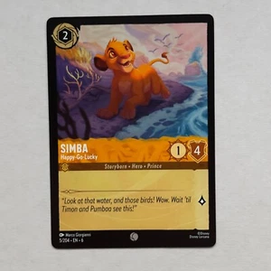 Simba 5/204 Disney Lorcana Azurite Sea Regular Common Card NM - Picture 1 of 2