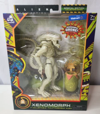 Boneco de ação Lanard 7" Alien Figure Xenomorph Drone edição especial *NOVO lacrado - Imagem 1 de 4