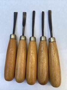 Juego de cinceles para herramientas de talla de madera pequeñas de 5 piezas - Imagen 1 de 2