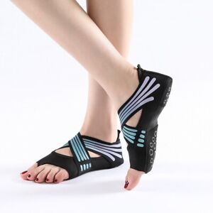 Gym Fitness Foot Support Brace Anti-Slip Sole Women Socks Yoga Shoes Non-Slip