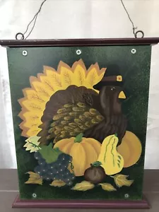 Letrero de jardín de madera de pavo tema de Acción de Gracias colección postal - Imagen 1 de 5