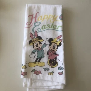 NWT Disney Mickey Mouse Spring Happy Easter Kitchen Towels 16x24” 2022 new - Picture 1 of 6