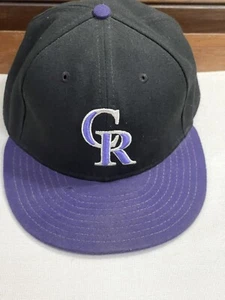 Colorado Rockies MLB Authentic On Field New Era 59FIFTY Fitted Cap Hat 7 1/4 - Picture 1 of 6