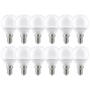 12 x Paulmann LED Leuchtmittel Tropfen 5,5W = 40W E14 matt 470lm warmweiß 2700K - Bild 1 von 2