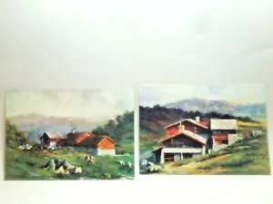 Celebrating 25th Year in 1994 Two Barrakee Lodge Perisher Valley  NSW Postcards  - Picture 1 of 4