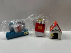 Vintage McDonald's Snoopy Peanuts 50th. Anniversary Toys Puzzle Dog House - Picture 1 of 12