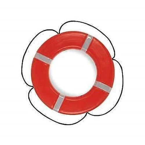 Taylor Made 20" Diameter Orange Vinyl Skin Foam Ring Buoy #363 - Image 1 of 1