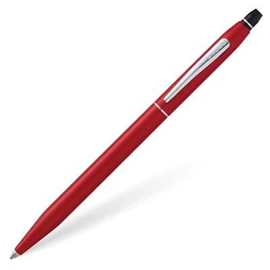 Penna a scatto retrattile Cross rosso cremisi inchiostro gel liscio confezione regalo premium - Foto 1 di 4