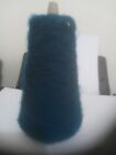 Mach Knit yarn  ACRYLIC   " TURQUOISE  BLUE" FLUFFY YARN 2/30 PLY 108 GRAMS