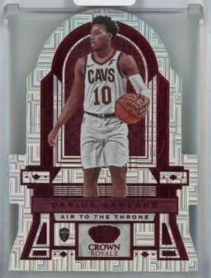 Guirnalda Panini Crown Royale Darius Kyrie Irving Air to the Throne 2019-20 roja/49 Foto 1 de 2