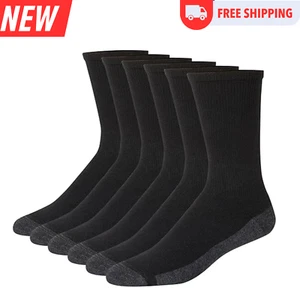 Calcetines acolchados Hanes Max para hombre, paquete de 6 absorbentes de humedad con control de olores, - Imagen 1 de 2