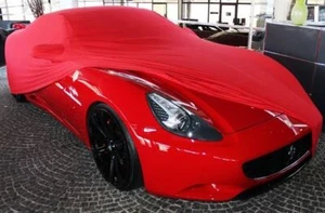 Vollgarage Car-Cover Schutzdecke Rot mit Spiegeltaschen für Ferrari California - Bild 1 von 4