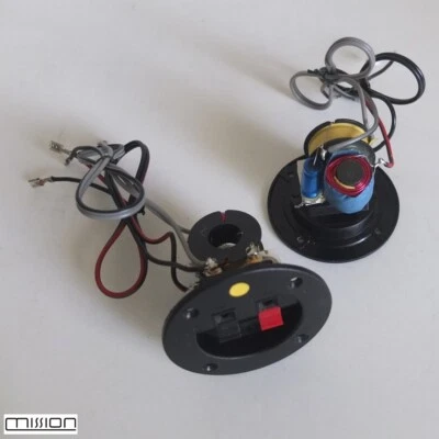 винтажная пара динамиков двусторонние кроссоверы MISSION 70 MKII, Великобритания 1986 г. — 3,4 кГц xo point - Изображение 1 из 4