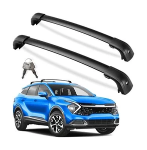220LBS Lockable Roof Rack Cross Bars Compatible with KIA Sportage SX & SX Pre... - Picture 1 of 8