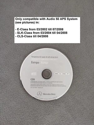 CD Navigation Mercedes AUDIO 50 APS NTG1 SPANIEN PORTUGAL 2015 SLK CLS E Klasse - Bild 1 von 2