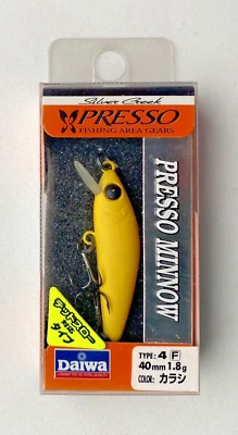 Daiwa Presso Minnow 4F Wobbler Angelköder Forelle JAPAN - Bild 1 von 3