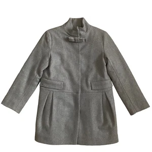 Jacadi Paris Girl Coat Gray Size 10 Wool Blend - Picture 1 of 11