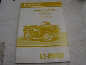 OEM Suzuki 1999 (X) LT-F500F Owner's Manual, July 1998 EN, 99011-09F51-03A!# - Picture 1 of 12