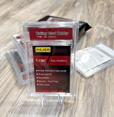 (5 件装)等级卡板/交易卡夹/卡盒 PSA 尺寸表壳样式 — 第 1/4 张图片