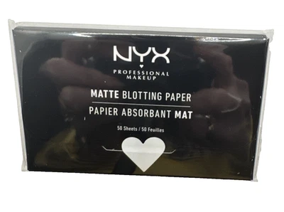 Papel secante mate maquillaje profesional NYX - blanco - 50 hojas - control de aceite Foto 1 de 4