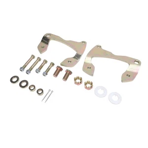 Front Disc Brake Caliper Bracket Kit With Hardware Metal Stable Performance LVE - Picture 1 of 22