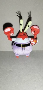 Mr Krabs SpongeBob 2011 Beanie Baby Nickelodeon Viacom - Picture 1 of 14