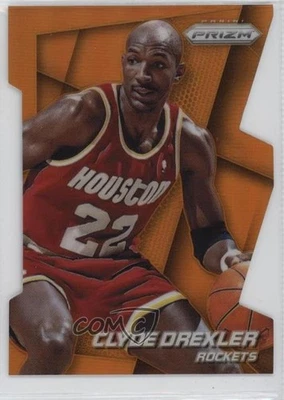 2014-15 Panini Prizm Orange Die-Cut Prizm /139 Clyde Drexler #178 HOF - Image 1 of 2