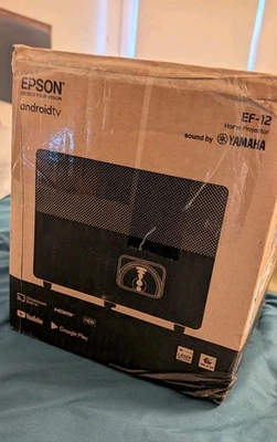 EPSON EF-12 EF12 - Smart Portable Mini Laser Projector Full HD LCD, Black - Image 1 of 2