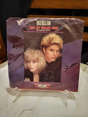 Berlin – Take My Breath Away 7" NM Vinyl EX Sleeve Columbia 38-05903 1986 - Image 1 of 4