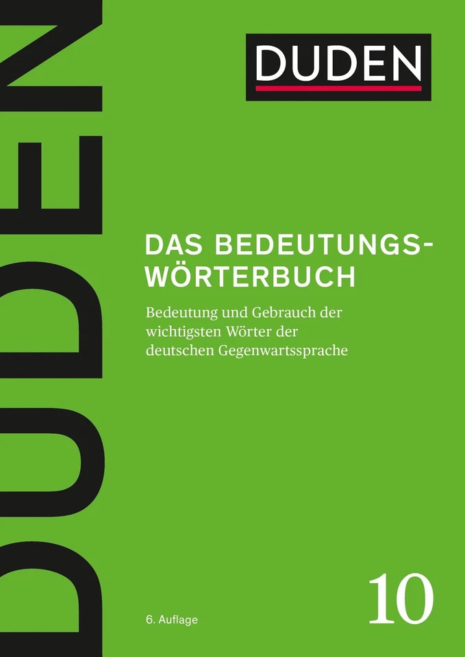 Das Bedeutungswörterbuch ~  ~  9783411041008 - Image 1 of 4