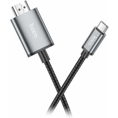 Hoco UA27 HD on-screen Cable Type-C to HDMI - Grey - Image 1 of 4