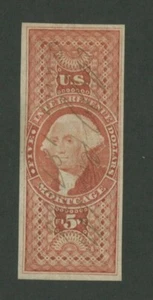 1862 United States Passage Mortgage Stamp #R91a Used Pen Cancel Certified - Picture 1 of 2