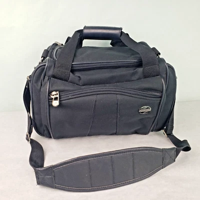 American Tourister Canvas Black Carry On Bag w/Shoulder Strap - Image 1 of 4