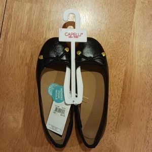 Mädchen Capelli NY - schwarze Ballerinas - Größe 1 - Memory Foam Einlegesohle - neu ohne Karton - Bild 1 von 3