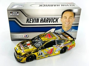 KEVIN HARVICK 2021 MOBIL1THOUSAND.COM 1:24 COLOR CHROME NASCAR DIECAST - Picture 1 of 2