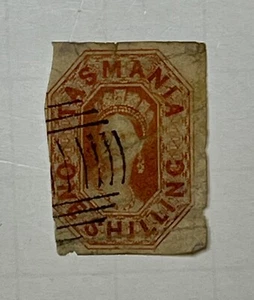 Tasmania Vintage 1858 Queen Victoria Postage Stamps #BD648 - Picture 1 of 1