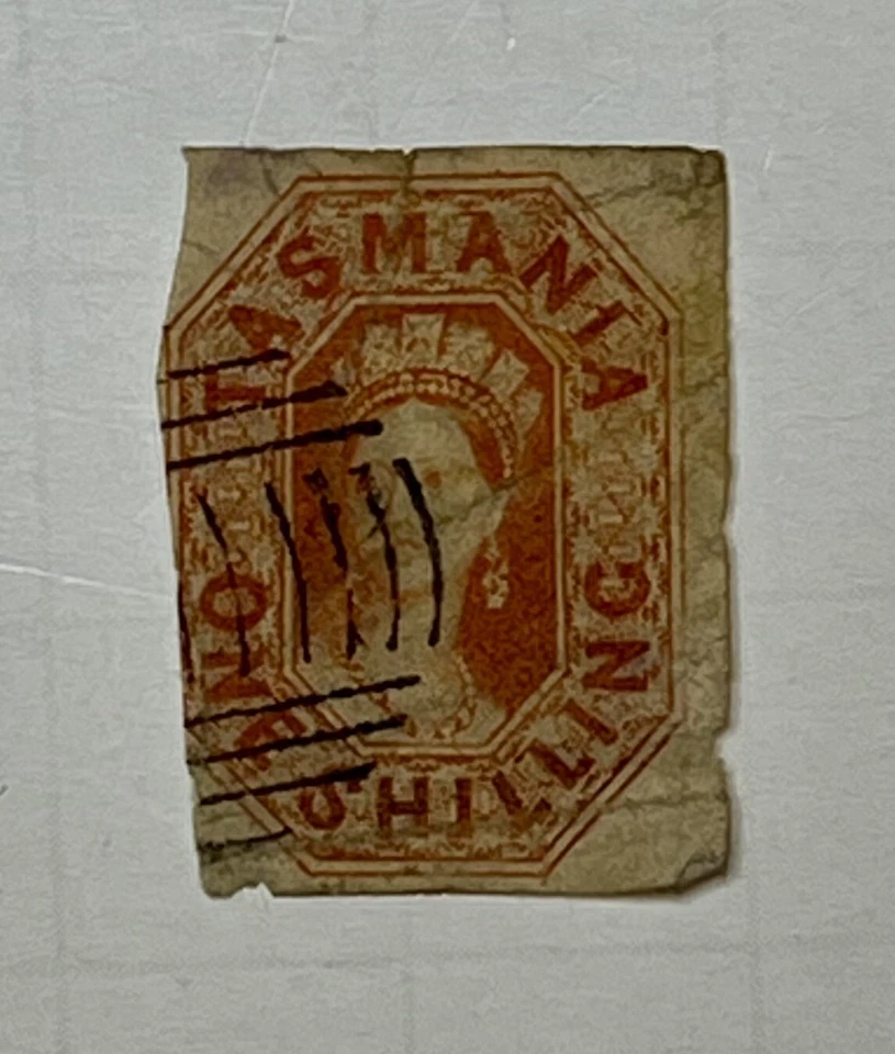 Tasmania Vintage 1858 Queen Victoria Postage Stamps #BD648 - Image 1 of 1