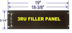 3HE Stahl Füllplatte - Bild 1 von 1