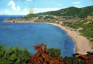 CARTOLINA POSTCARD CARTE POSTALE  SARDEGNA CAGLIARI GOLFO DEGLI ANGELI - Picture 1 of 1