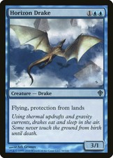 1x FOIL Horizon Drake WWK No030 Worldwake Magic MTG English NM/Unplay UC card X1