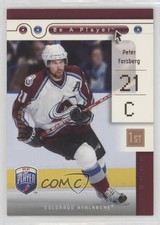 2005-06 Upper Deck Be a Player First Period /100 Peter Forsberg #20 HOF