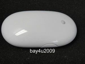 Genuine Apple A1197 Mighty Mouse Bluetooth for MacBook Pro iMac Mac Mini Used - Picture 1 of 4