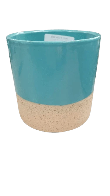 10-PACK Home Decorators 4" Stonewear Cylindrical Planter in Agate Green - Image 1 of 2