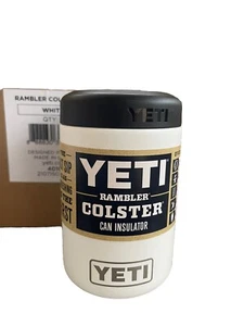 Yeti Rambler COLSTER 2.0 Slim Can 12oz Insulator Cooler - BRAND NEW - WHITE - Picture 1 of 5