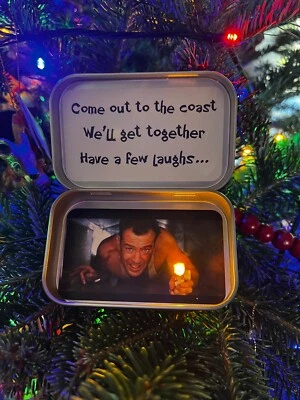 Die Hard Light Up Christmas Ornament with light hole Bruce Willis John McClane - Image 1 of 4