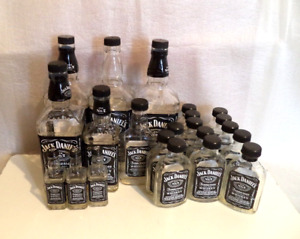 Craft empty Jack Daniels bottles