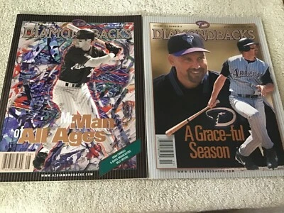 Arizona Diamondbacks 1999 2000 or 2001 PROGRAM(s) or DVD u pick from many issues - Image 1 of 4