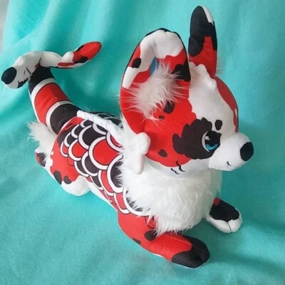 EXTREMELY RARE KOIJI SORBET JUNGLE KOI CORGI PLUSH DRAGON LION STUFFED ANIMAL - Image 1 of 4