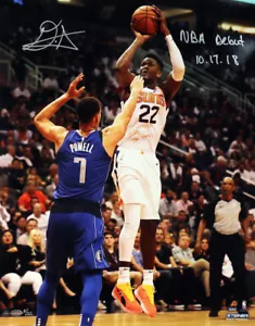 DEANDRE AYTON Autographed "NBA Debut 10/17/18" 16" x 20" Photograph GDL LE 1/22 - Picture 1 of 3