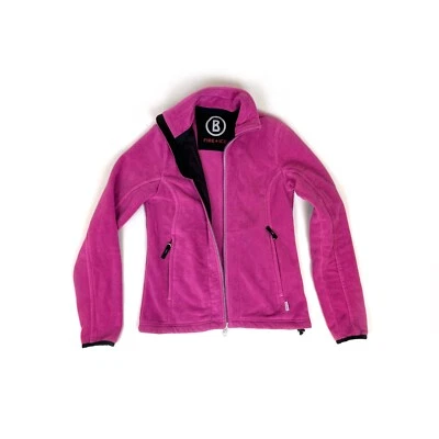 Bogner fire + ice womens full zip pink fleece jacket XS - Image 1 of 4